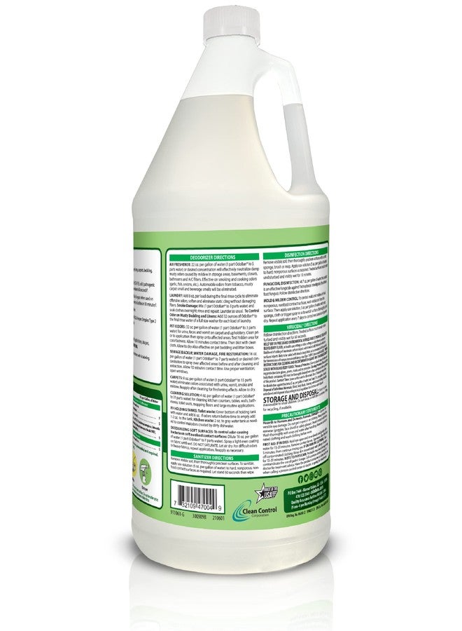 OdoBan Disinfectant Concentrate and Odor Eliminator, Made in the USA, Original Eucalyptus Scent, 1 Gallon - Image 2