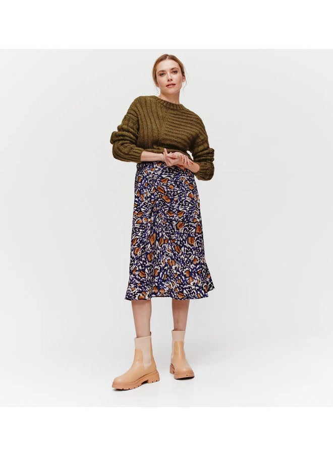 promod Patterned Midi Skirt  - Image 1