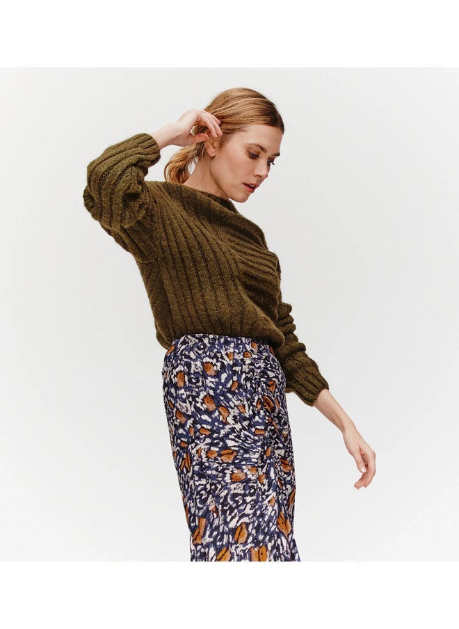 promod Patterned Midi Skirt  - Image 4