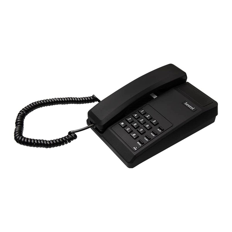 Beetel B11 Corded Landline Phone, Ringer Volume Control, LED for Ring Indication, Wall/Desk Mountable, Classic Design, Clear Call Quality, Mute/Pause/Flash/Redial Function (Made in India)(Black)(B11) - Image 5
