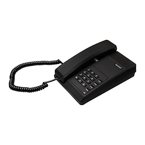 Beetel B11 Corded Landline Phone, Ringer Volume Control, LED for Ring Indication, Wall/Desk Mountable, Classic Design, Clear Call Quality, Mute/Pause/Flash/Redial Function (Made in India)(Black)(B11) - Image 1