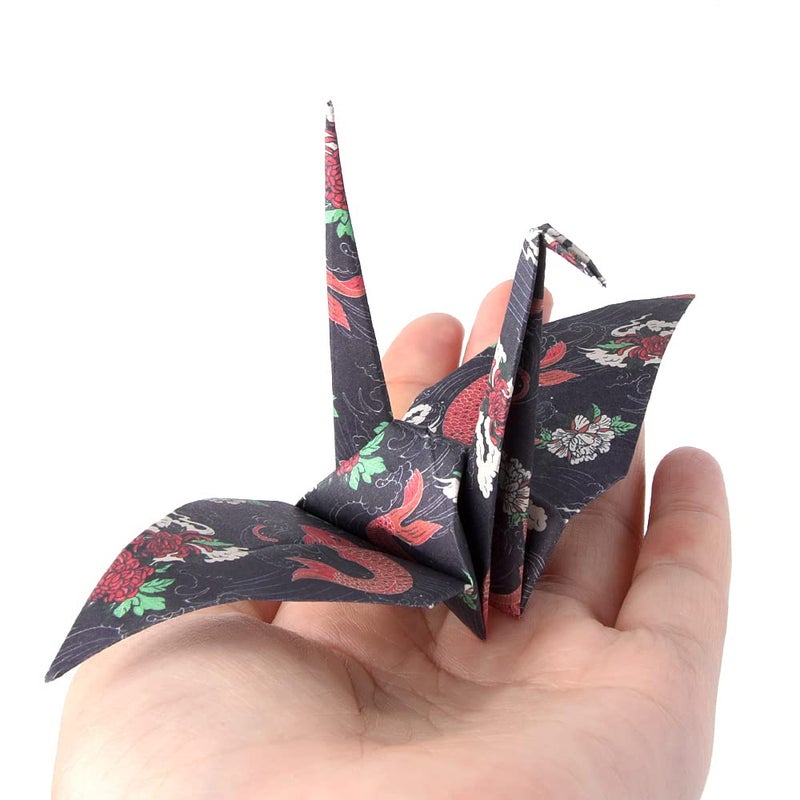 Qianshan Origami Paper Kit 50 Sheets 6 Inch Square Double Sided Color 50 Vivid Japanese Washi Chiyo Colors for Hand Crafts Origami Paper Arts Creativity Flowers - Image 5