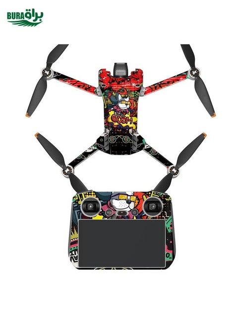 Full Surround Style Waterproof  Sticker For DJI Mini 3 Pro RC With Screen Version(Mn3-13)
