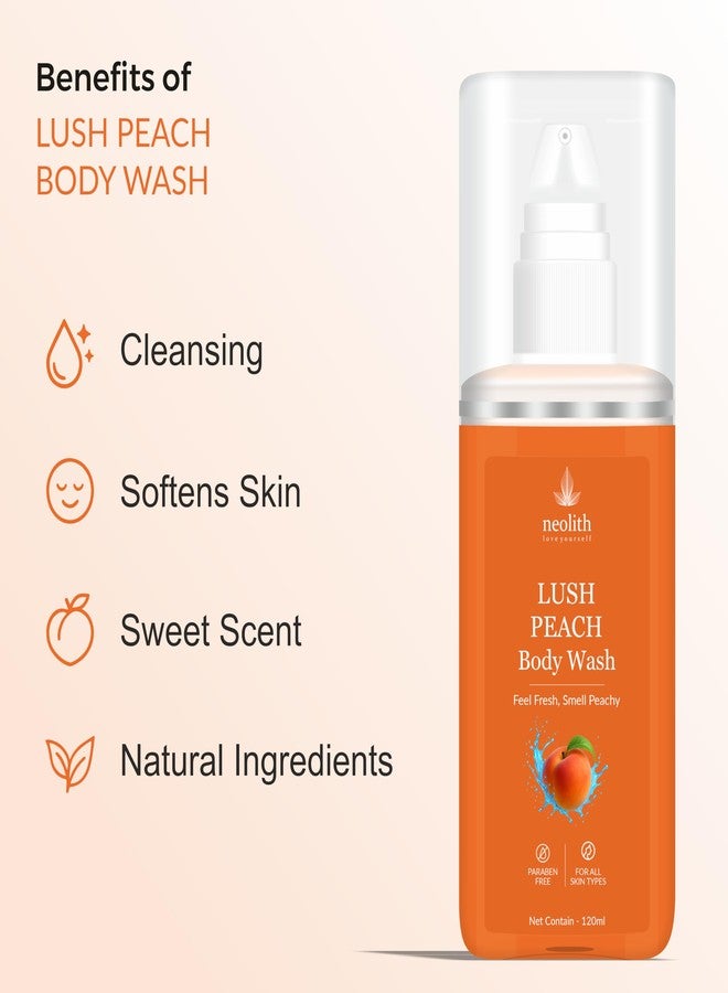 NEOLITH غسول الجسم بنكهة الخوخ الفاخر 120 مل - Image 2