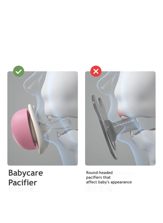 Babycare Baby Pacifier With Box Small - Gray/Clear - Image 5