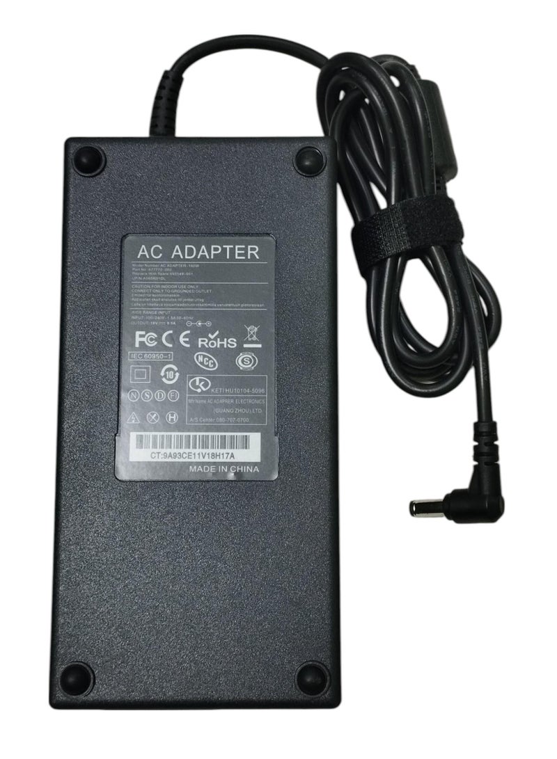 Terabyte 180W Laptop Charger Supply Compatible for 677770-002 Pavilion Gaming, and ZBook 19V at 9.5A (7.4mmx5.0mm) - Image 2