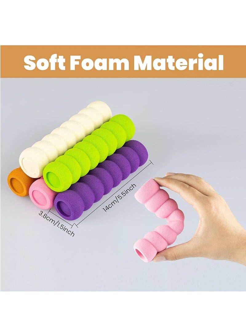 5pcs Door Handle Cover Baby Safety Protector Door Pull Handle Sleeve Refrigerator Door Handle Protector Door Handle Safety Cover Spone Household Eva Child Air Conditioning Cover - Image 2