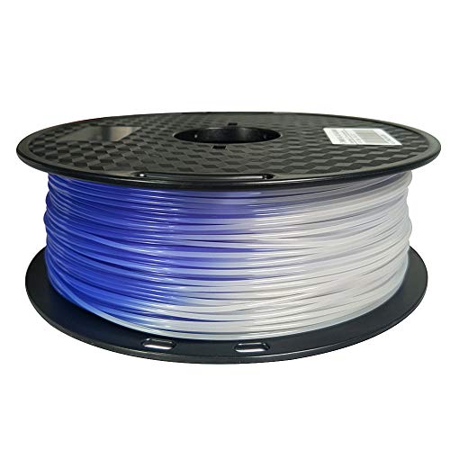 CC3D 31℃ Temperature Color Changing Filament PLA Violet Blue to White 1.75 mm 1KG 3D Printer PLA Filament 2.2LBS Color Changing with Temperature 3D Printing Materials - Image 1
