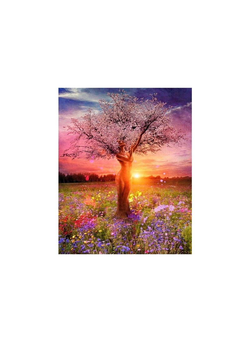 GGOOT DIY Paint by Numbers Digital Oil Painting Canvas Artwork-Fairy Tree Home Decor Premium Quality  - Image 1