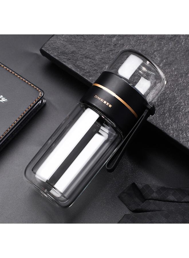 Beauenty Cup Glass Double-layer Ulated Glass Water Cup High Color Tea Separation Tea Tea Cup Gift Flower Tea Cup