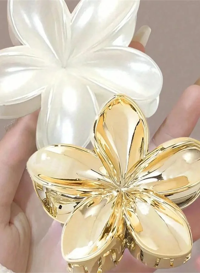Take Two  Set of 2 - Floral Claw Clip for Women | Best Price UAE
