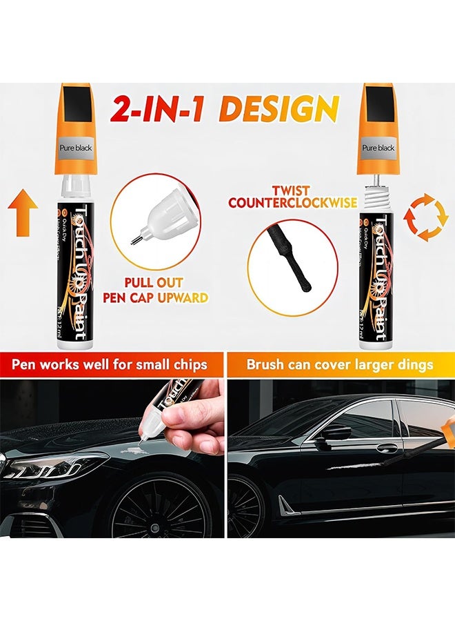 AirYoung Touch Up Paint for Cars, Quick And Easy Car Scratch Remover for Deep Scratches，Two-In-One Automotive Car Paint Scratch Repair for Vehicles, Auto Paint for Erase Car Scratches (Black)  - Image 5