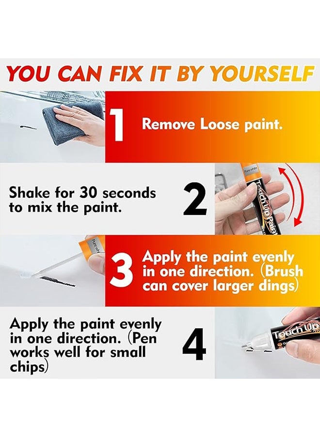 AirYoung Touch Up Paint for Cars, Quick And Easy Car Scratch Remover for Deep Scratches，Two-In-One Automotive Car Paint Scratch Repair for Vehicles, Auto Paint for Erase Car Scratches (Black)  - Image 4