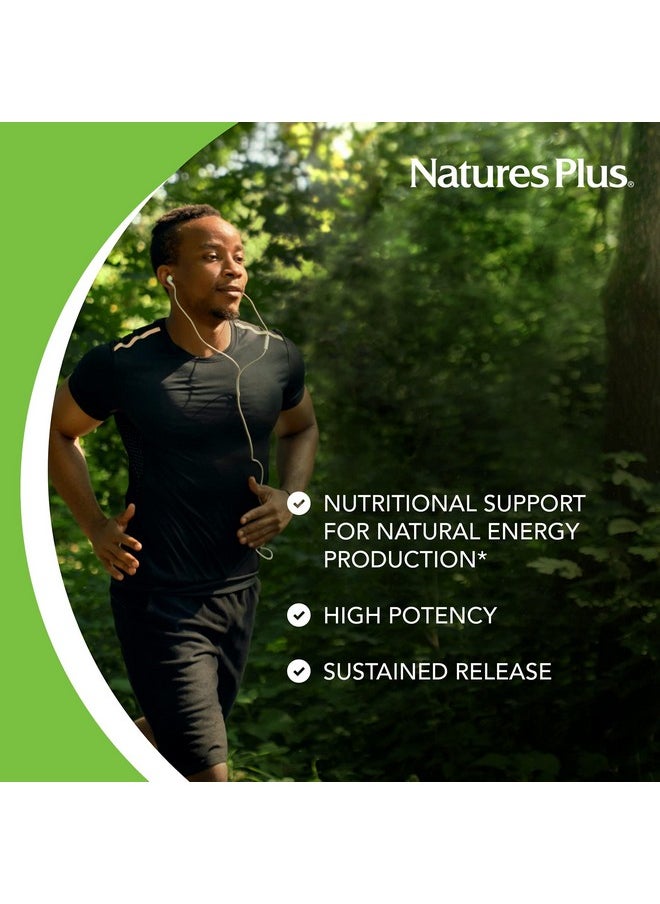 ناتشرز بلاس - NaturesPlus Biotin & Folic Acid (Methylfolate)، إطلاق مستدام - 30 قرصًا نباتيًا - فيتامين B7 وفيتامين B9، يدعم نمو الشعر، معزز للطاقة، فيتامين ما قبل الولادة - خالٍ من الجلوتين - 30 وجبة - Image 1