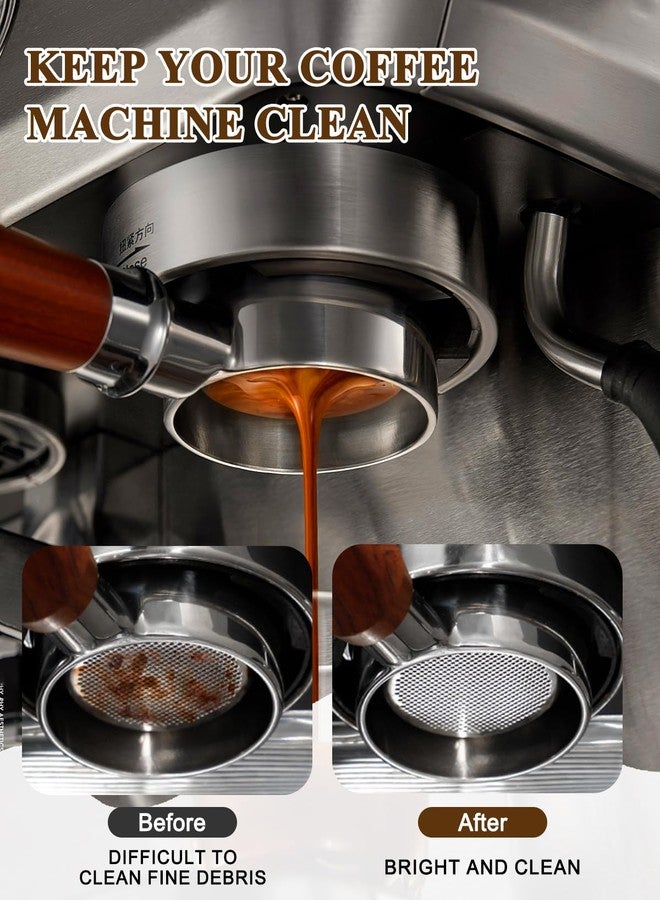 Prokitchen 53.5mm Coffee Puck Screen & Walnut Puck Screen Holder, 316 Stainless Steel Espresso Filter for Espresso Portafilter, Professional Tool for Portafilter Filter Basket - Image 3