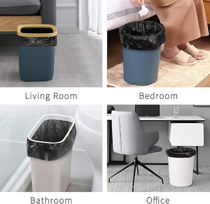 CoreCrate Garbage Bags Medium 19 x 21 inches Black Colour For Dry Wet waste 30 bagsroll Pack of 6  - Image 5