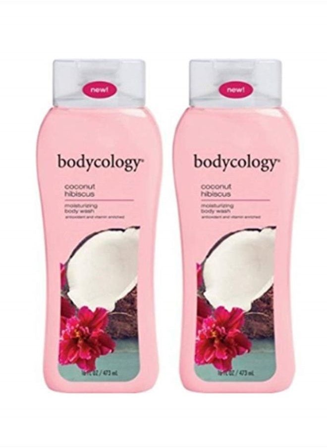 Bodycology - Moisturizing Body Wash, Coconut Hibiscus, 16 oz Bodycology(Pack of 2) Bodycology - Image 1