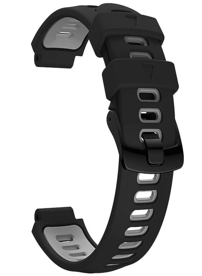 INF سوار ذراع أسود متوافق مع أجهزة Garmin Forerunner 220/230/235/620/630/735XT - Image 1