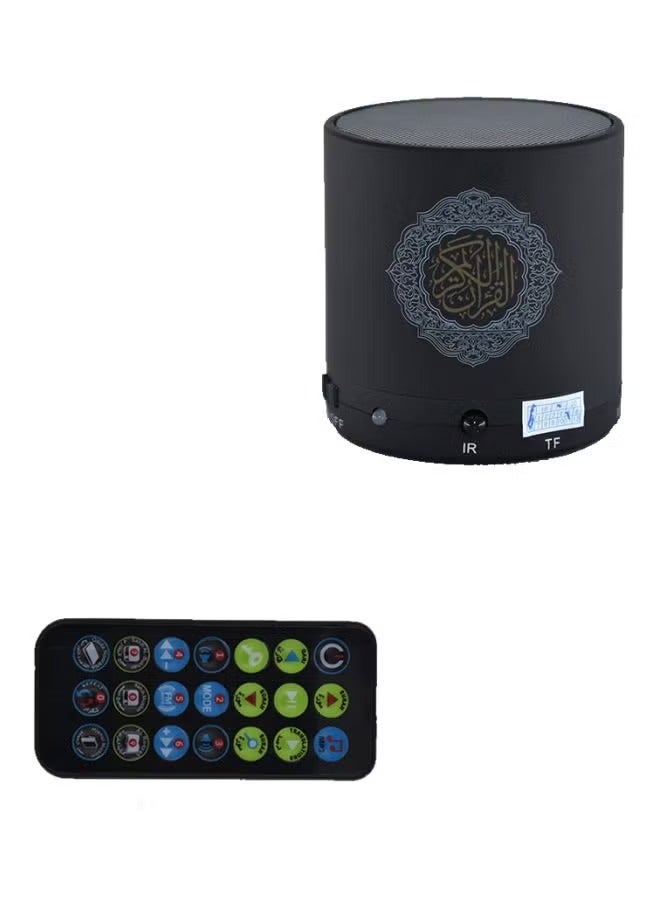 Quran Speaker With Remote Control Black  - Image 1