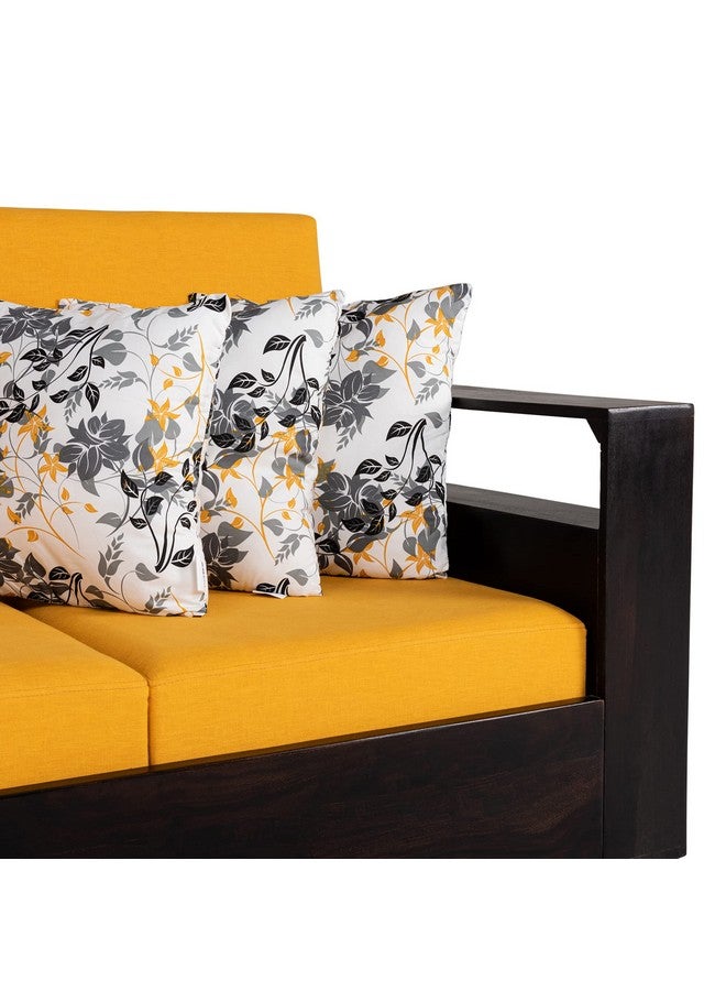 Wakefit Cushion | 3 Month Warranty | Sofa Cushion, Cushion for Sofa, Cushion 12 inch x 12 inch, Cushions, Cushions for Bed, Hollow Fiber Cushion Set of 3 (Colour - Autumn Sunset) - Image 1