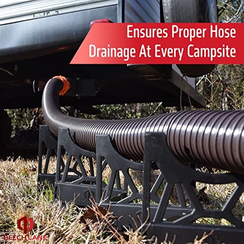 Beech Lane 20 Foot RV Sewer Hose Support, Patented Nesting Design For Small Storage, Quick Setup and Collapse, Ensures Proper Drainage - Image 3