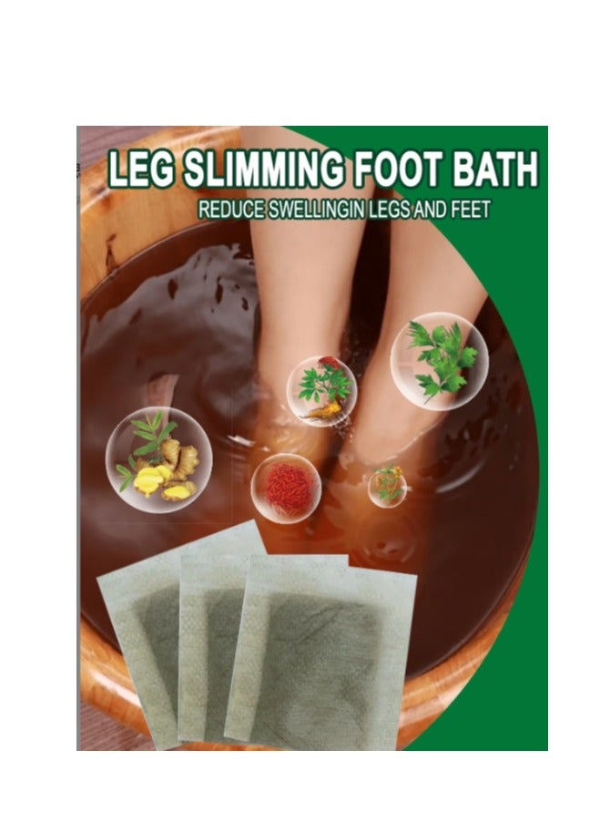 ERAYCEE 10 Packs Herbal Soothing Foot Bath Bag  Slim Body Sculpting Slim Thighs & Big Belly - Foot Bath Foot Soak Bag - Image 3