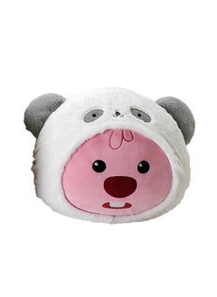 Miniso Zanmang Loopy Collection 16in. Costume-Changing Head-Shape Pillow (Panda) 