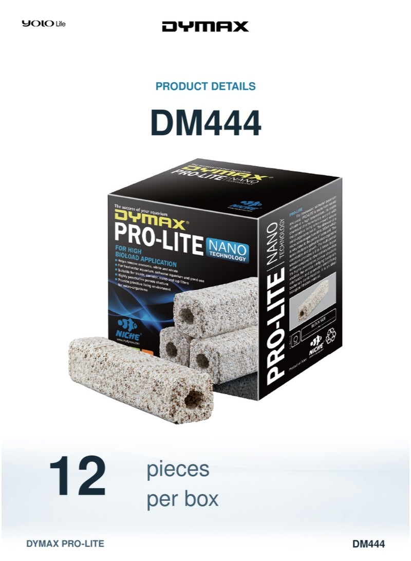 Dymax Pro-Lite Nano Biological Filter Media 4.8L, Filter Blocks, 60-300 Micrometer Pore Biofilter, for Freshwater, Saltwater, High Bioload Tanks - Image 4