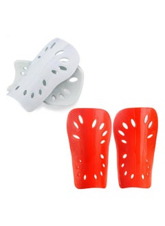Oasisgalore Soccer Shin Guards for Kids Youth, 2 Pair Comfortable and Breathable Shin Pads for Boys Girls Teenagers Lightweight Football Calf Protective Gear Cushion Reduce Shocks  - Image 1
