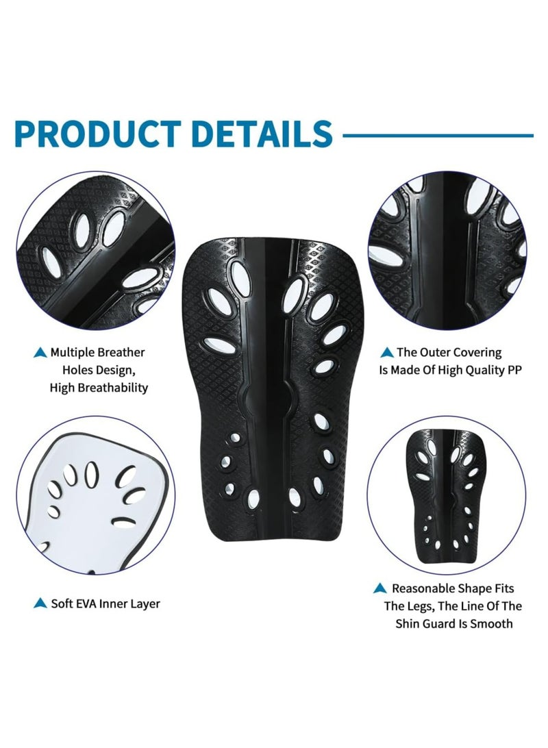 Oasisgalore Soccer Shin Guards for Kids Youth, 2 Pair Comfortable and Breathable Shin Pads for Boys Girls Teenagers Lightweight Football Calf Protective Gear Cushion Reduce Shocks - Image 2