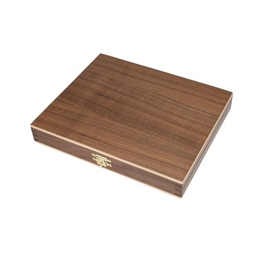 Schmincke - HORADAM® AQUARELL luxury wooden box of the RETRO Line with 19 finest watercolours, 74650097, 18 x 1/2 cups + cochineal red in 15 ml, porcelain palette, brushes - Image 3