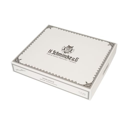Schmincke - HORADAM® AQUARELL luxury wooden box of the RETRO Line with 19 finest watercolours, 74650097, 18 x 1/2 cups + cochineal red in 15 ml, porcelain palette, brushes - Image 4