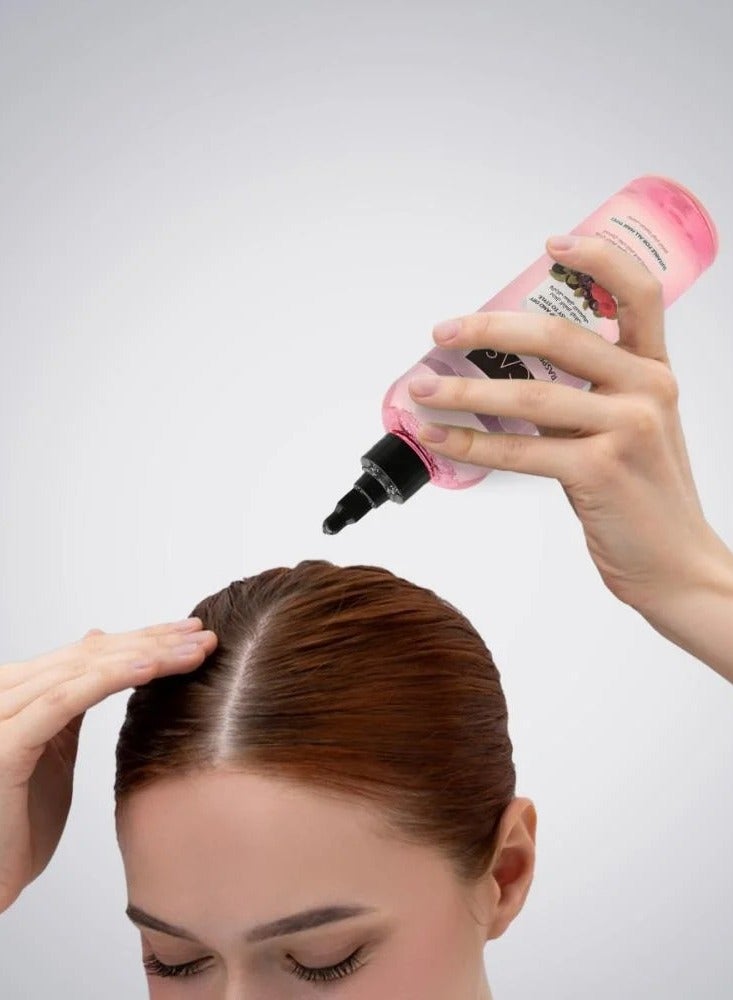 جي بي اورجانيك تونيك مجموعة من 3 قطع خل التوت مقوي للشعر , 400 مل - Image 2