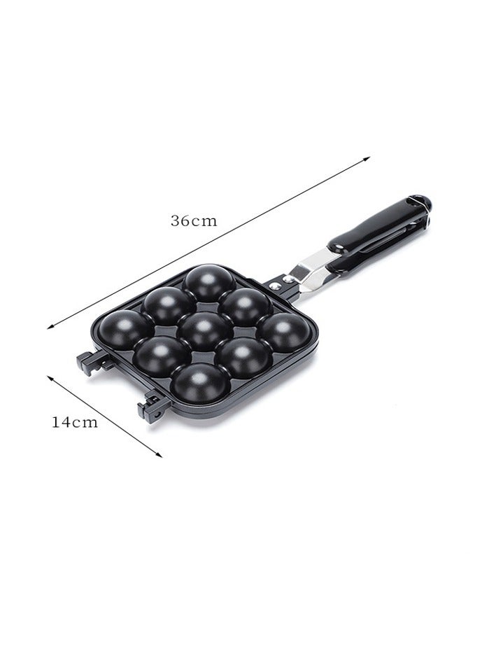 9 Hole Octopus Croquettes Frying Pan Baking Pan Waffle Molds Egg Waffle Baking Pan  - Image 4