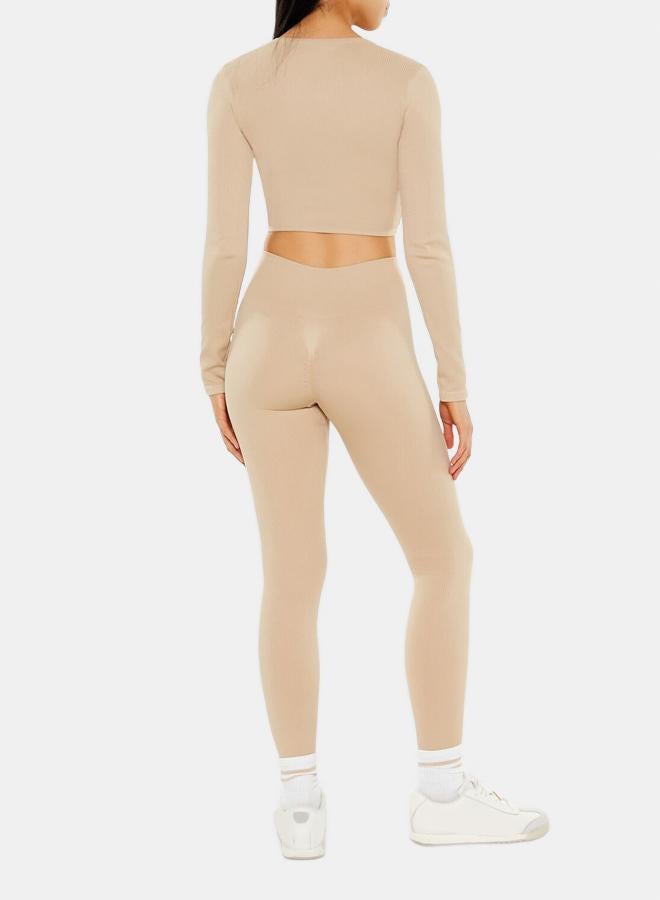 FOREVER 21 Active Seamless Uplift Scrunch Leggings - Image 4