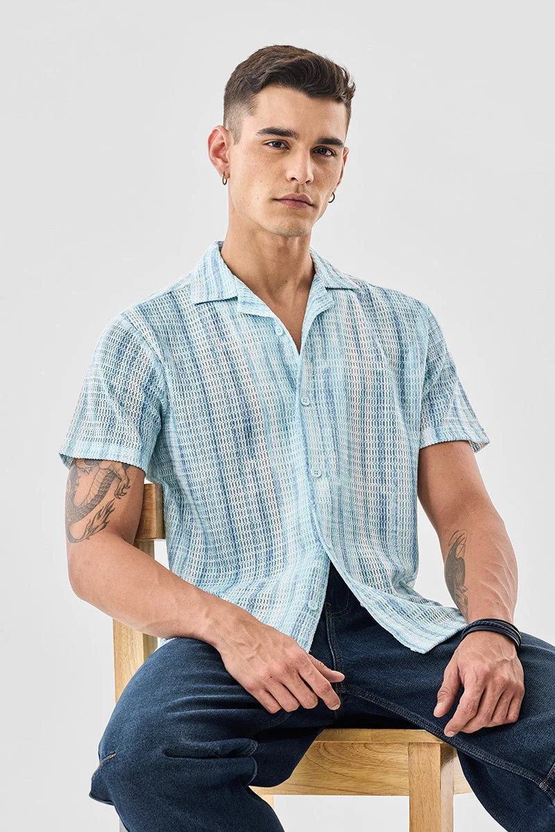 SNITCH Crochet Regular Fit Shirt