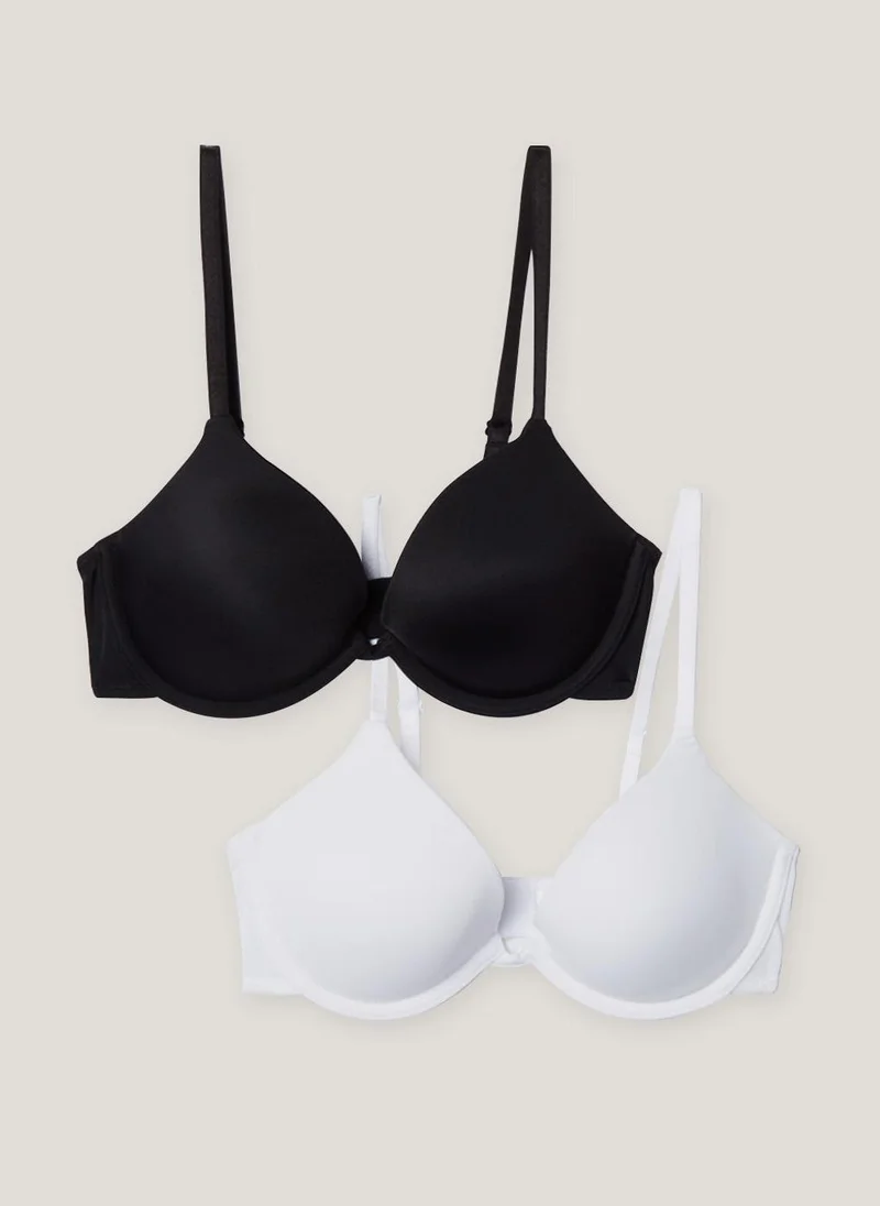 Matalan 2 Pack Smooth Plunge Bras