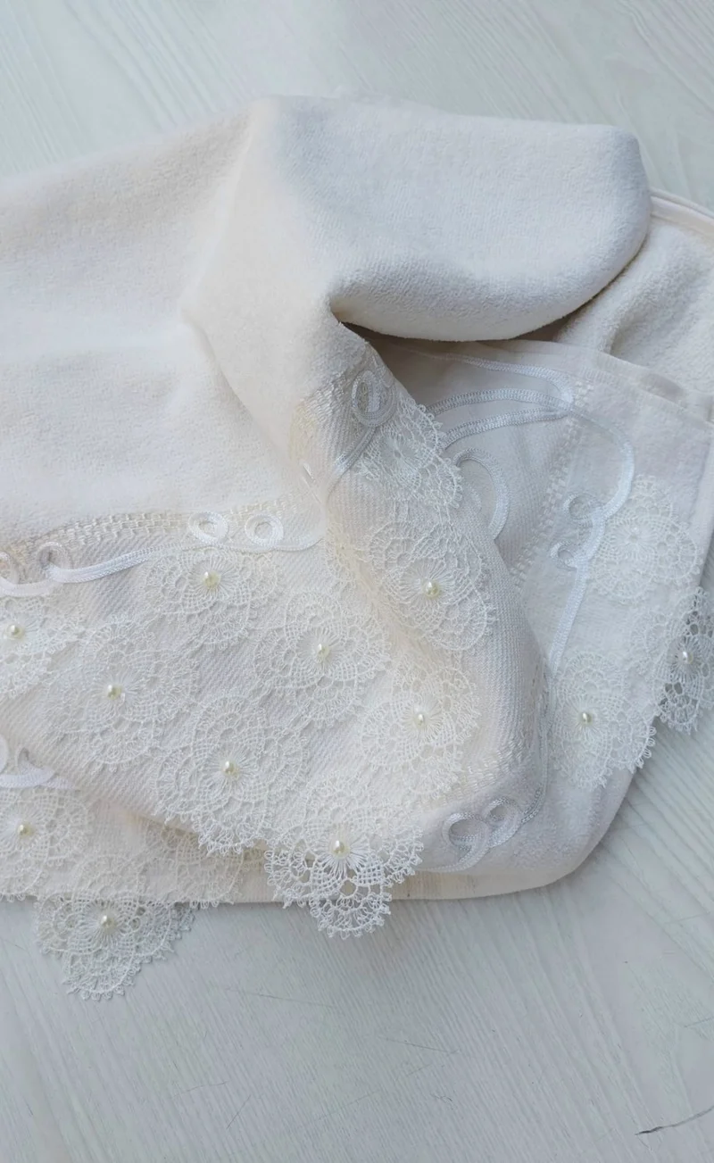 تكستلجي Textile Crochet Hand Towel 50 x 90 cm