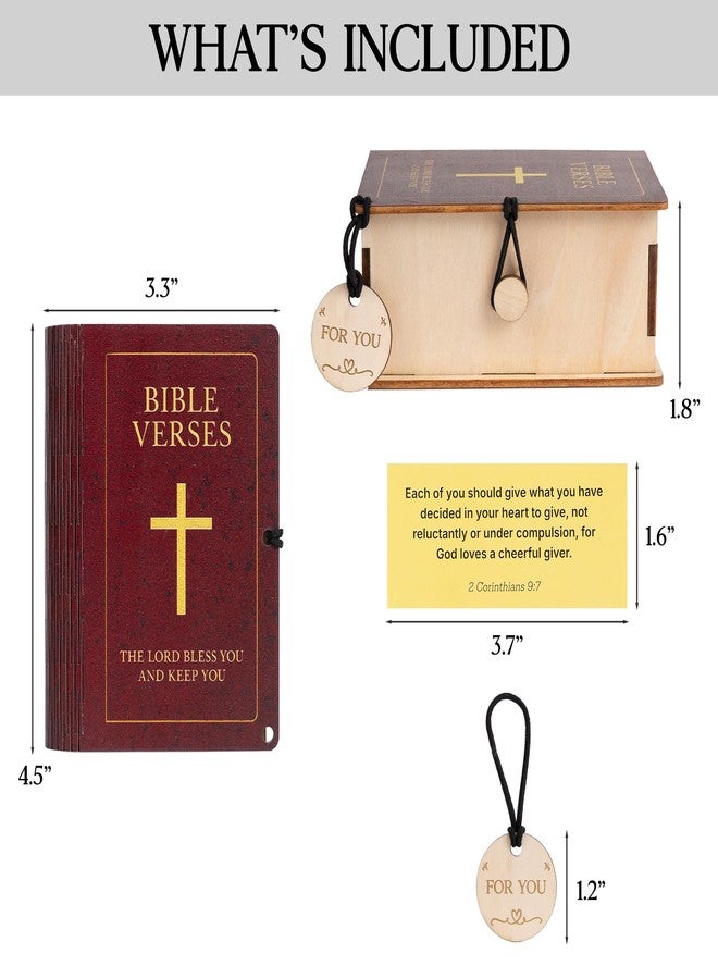 DINIZON 150 Bible Verse Box Christian Gift for Catholic Men Women Bible Verse Jar Read This When for Daily Encouragement Catholic Gift Bible Gifts - Image 5