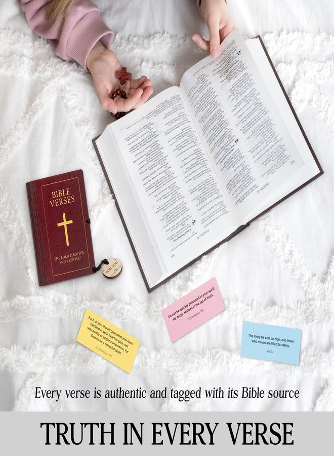 DINIZON 150 Bible Verse Box Christian Gift for Catholic Men Women Bible Verse Jar Read This When for Daily Encouragement Catholic Gift Bible Gifts - Image 4