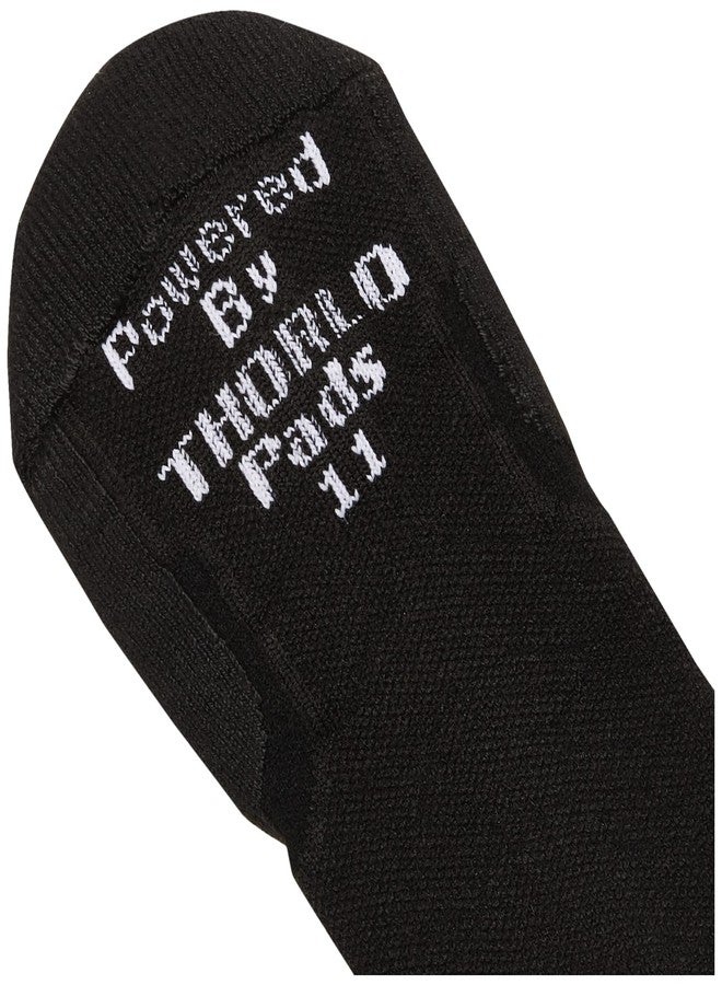 thorlos Experia Multi-Sport Thin Padded Low Cut 3 Pair Pack Socks Sockshosiery, black/black, Extra Large - Image 2