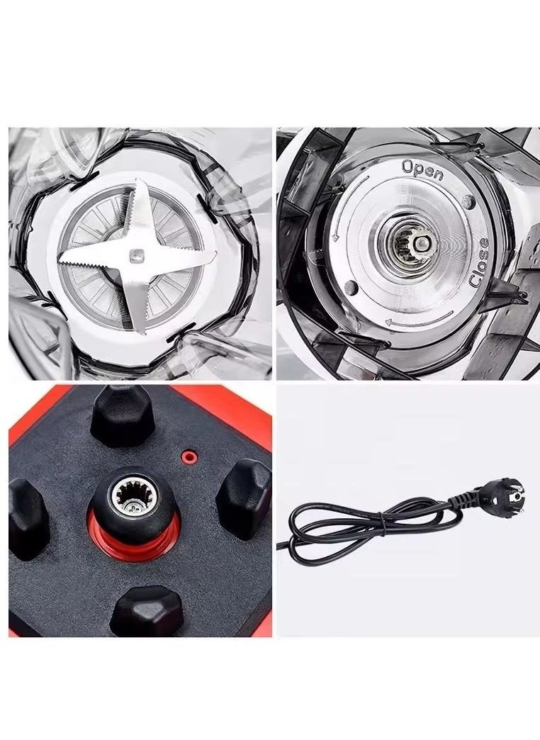 SILVER CREST 3L high capacity silver crest blender Double Cup Multifunctional Commercial Smoothie Soy Milk Mixer - Image 4