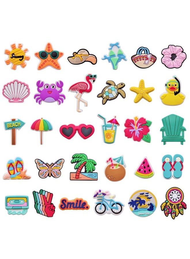 YMHOETS Shoe Charms for Girls Women Pink Witch Goth Dog Cat Cowgirl Summer Clogs Accessories Shoe Decoration Charms for Kids Party Favor, 1 x 1.2 x 0.5 inches, Rubber, No Gemstone - Image 1