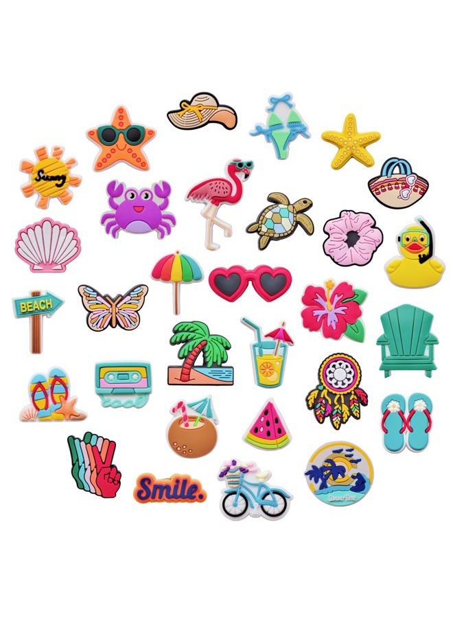 YMHOETS Shoe Charms for Girls Women Pink Witch Goth Dog Cat Cowgirl Summer Clogs Accessories Shoe Decoration Charms for Kids Party Favor, 1 x 1.2 x 0.5 inches, Rubber, No Gemstone - Image 2