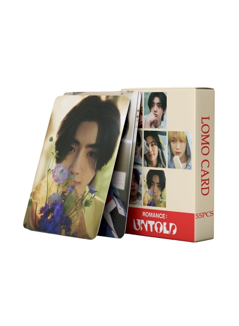 NIBEMINENT 55 Pcs Kpop Enhypen ROMANCE : UNTOLD Lomo Cards Card For Fans Collection Gifts - Image 2