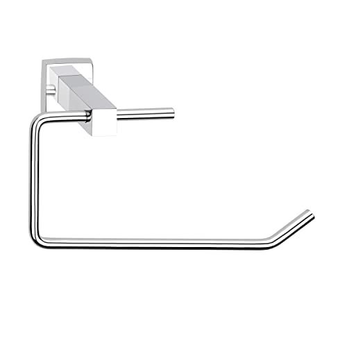 Primax Square Stainless Steel Towel Ring for Bathroom/Wash Basin/Napkin-Towel Hanger/Bathroom Accessories (Chrome) - Image 4
