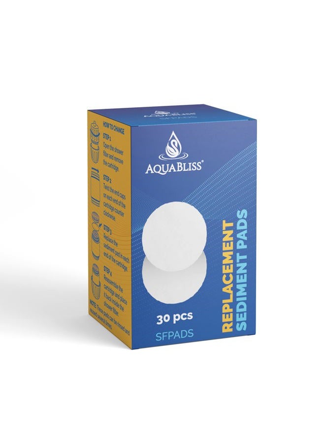 AquaBliss وسادات فلتر الدش للرسوبيات - Image 1