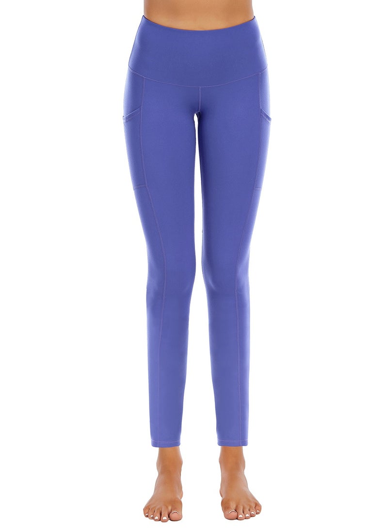 Loquat Yoga pants high waist stretch tight waist close skin fabrics sports and fitness pants lady light purple  - Image 1