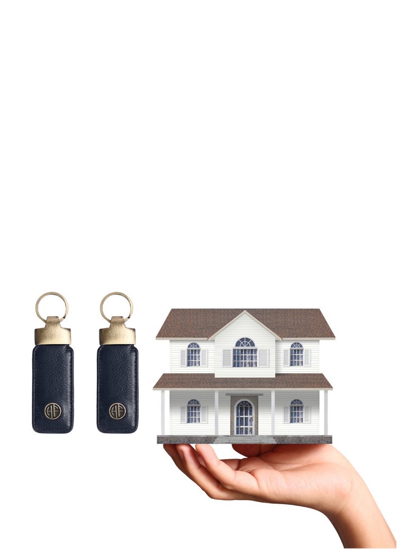 HAMMONDS FLYCATCHER Leather Keychain Combo set of two, Gift set, for Father Mother, Husband Wife, Brother Sister, Friend - Image 4