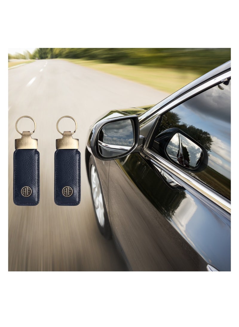 HAMMONDS FLYCATCHER Leather Keychain Combo set of two, Gift set, for Father Mother, Husband Wife, Brother Sister, Friend - Image 3